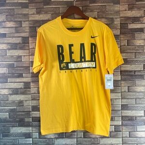 NWT Unisex Medium Nike Gold Baylor Bears Country T Shirt